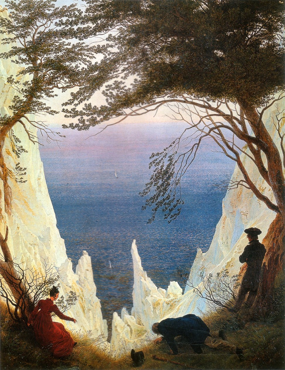 Kreidefelsen auf Rügen von Caspar David Friedrich