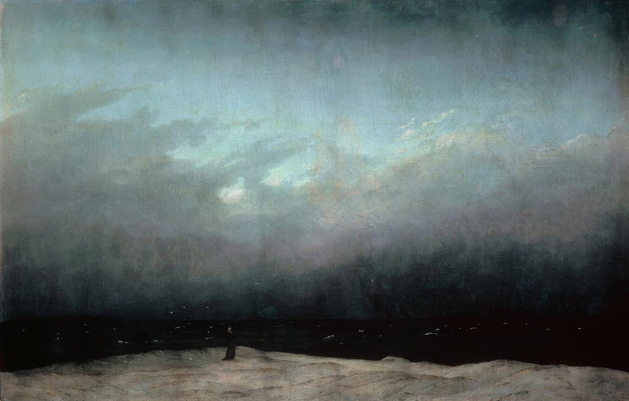 Der Mönch am Meer von Caspar David Friedrich