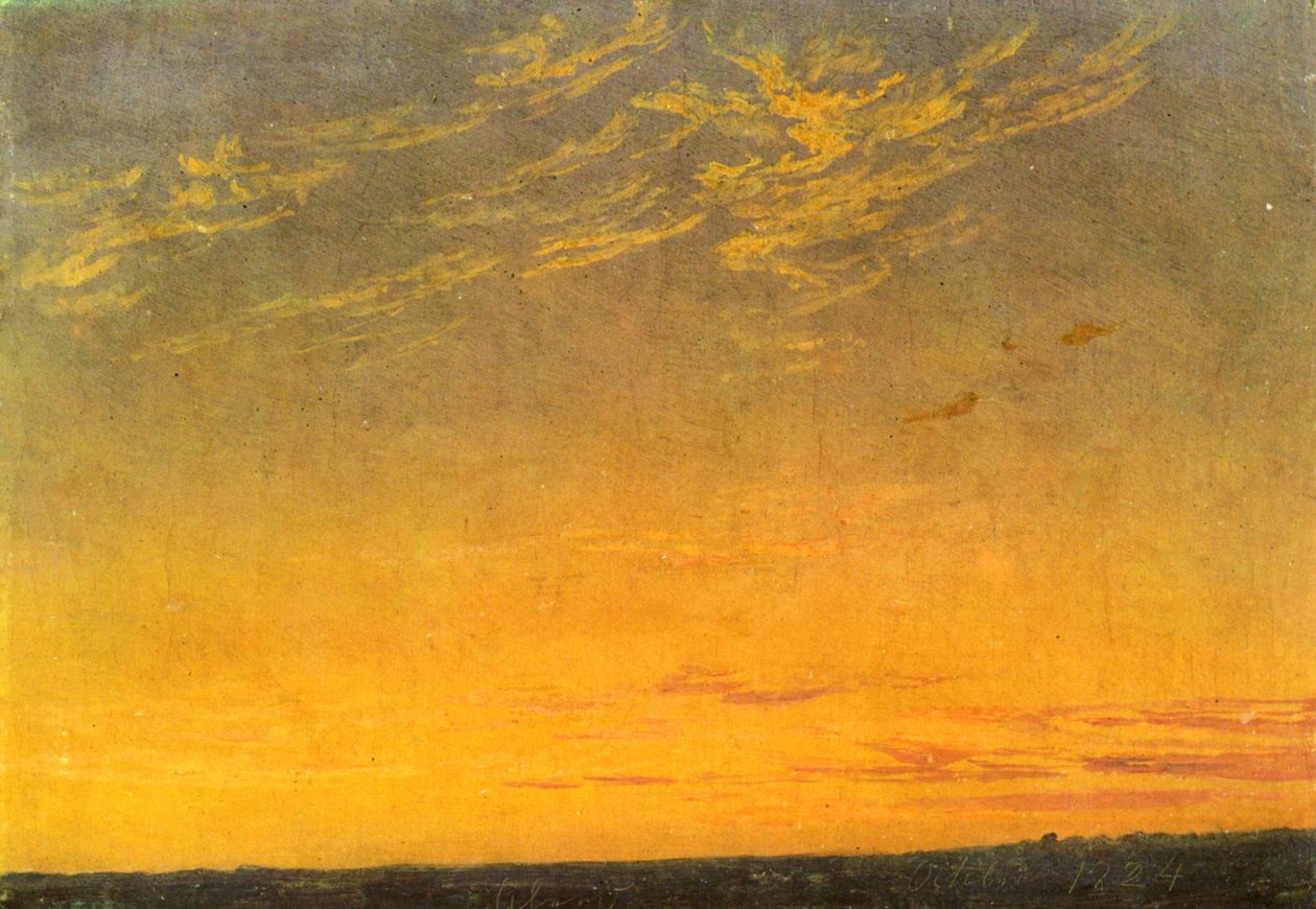 Abend von Caspar David Friedrich