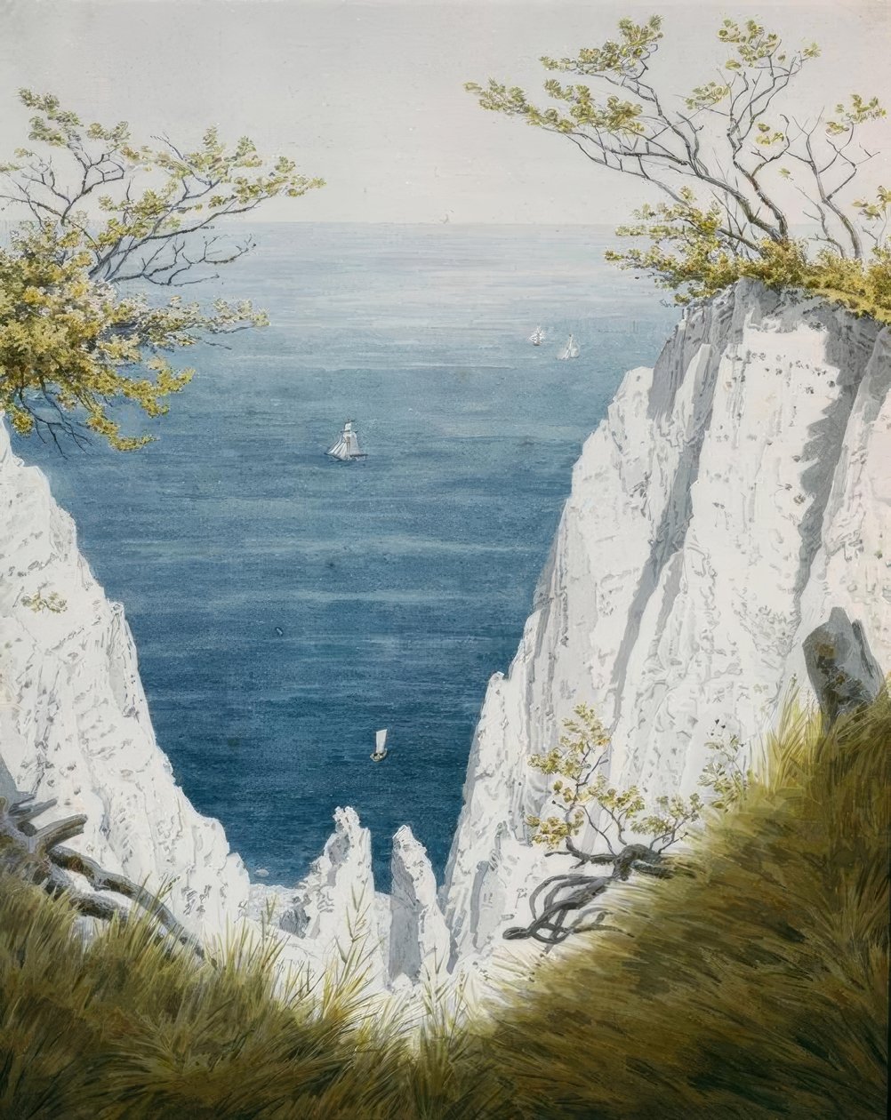 Kreidefelsen auf Rügen von Caspar David Friedrich