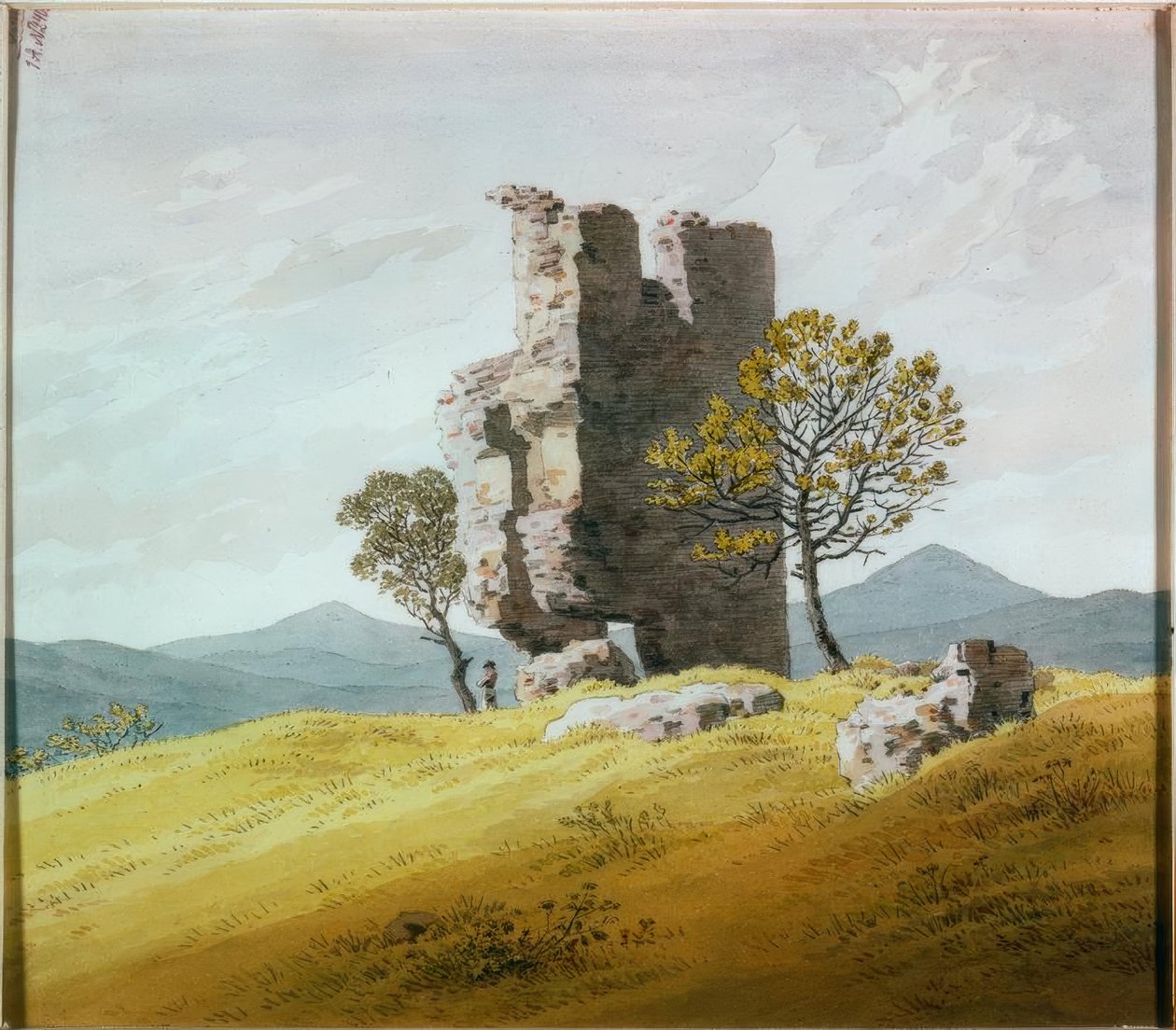 Turmruine von Caspar David Friedrich