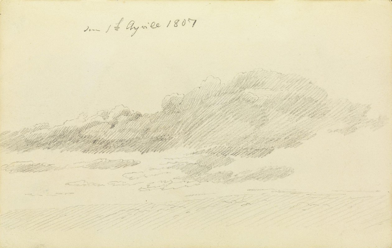 Wolkenstudie von Caspar David Friedrich