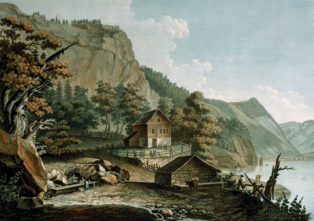 Ansicht der Rütliwiese von Caspar Wolf
