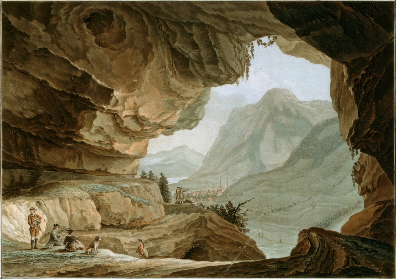 Drachenhöhle im Kanton Nidwalden von Caspar Wolf