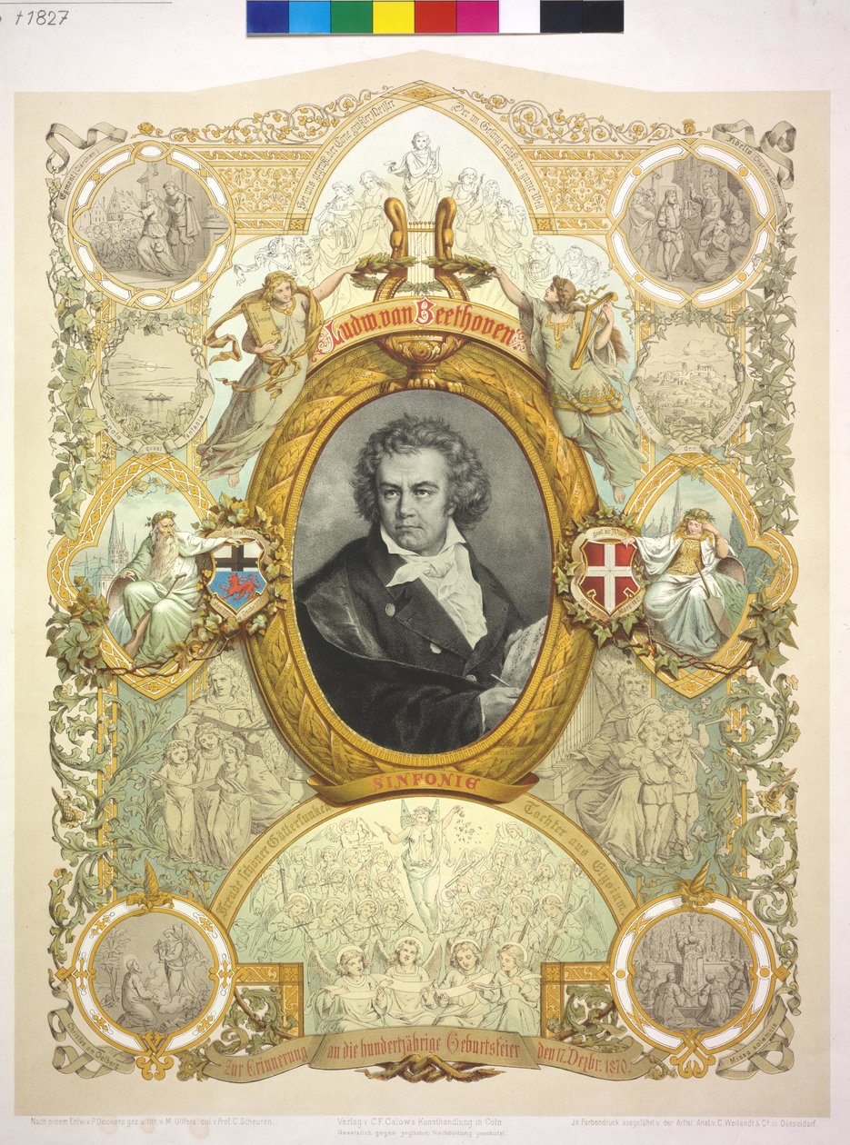 Ludwig van Beethoven von Casper Johann Nepomuk Scheuren