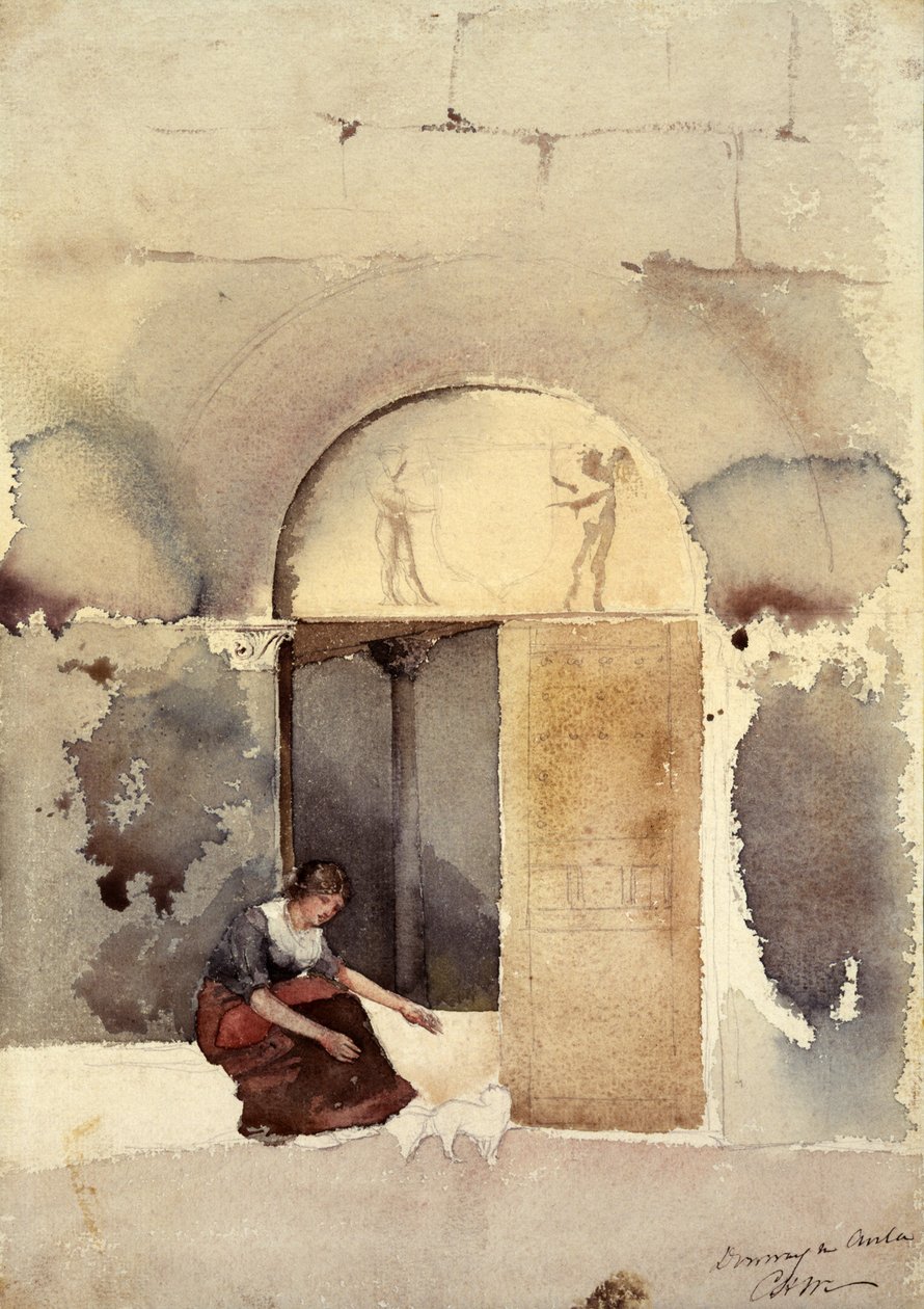 Türöffnung in Anla, n.d. von Cass Gilbert