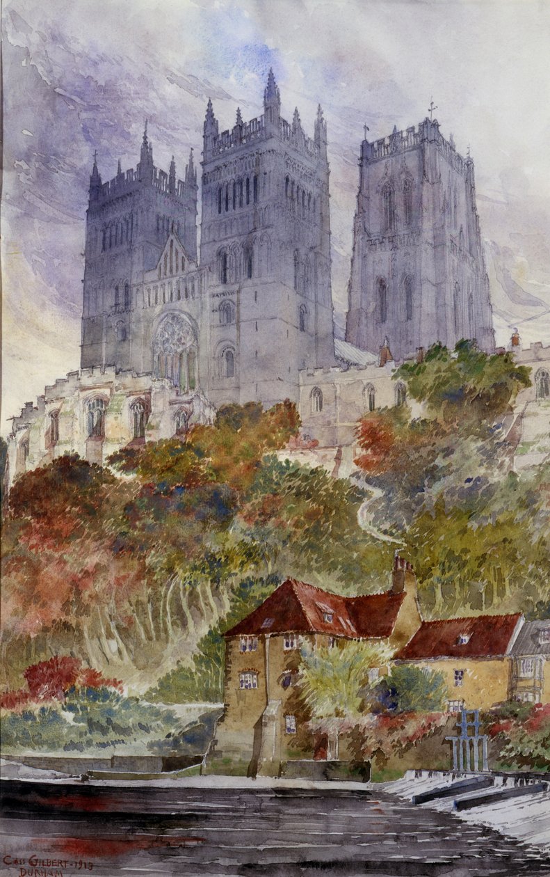 Durham Kathedrale, England von Cass Gilbert