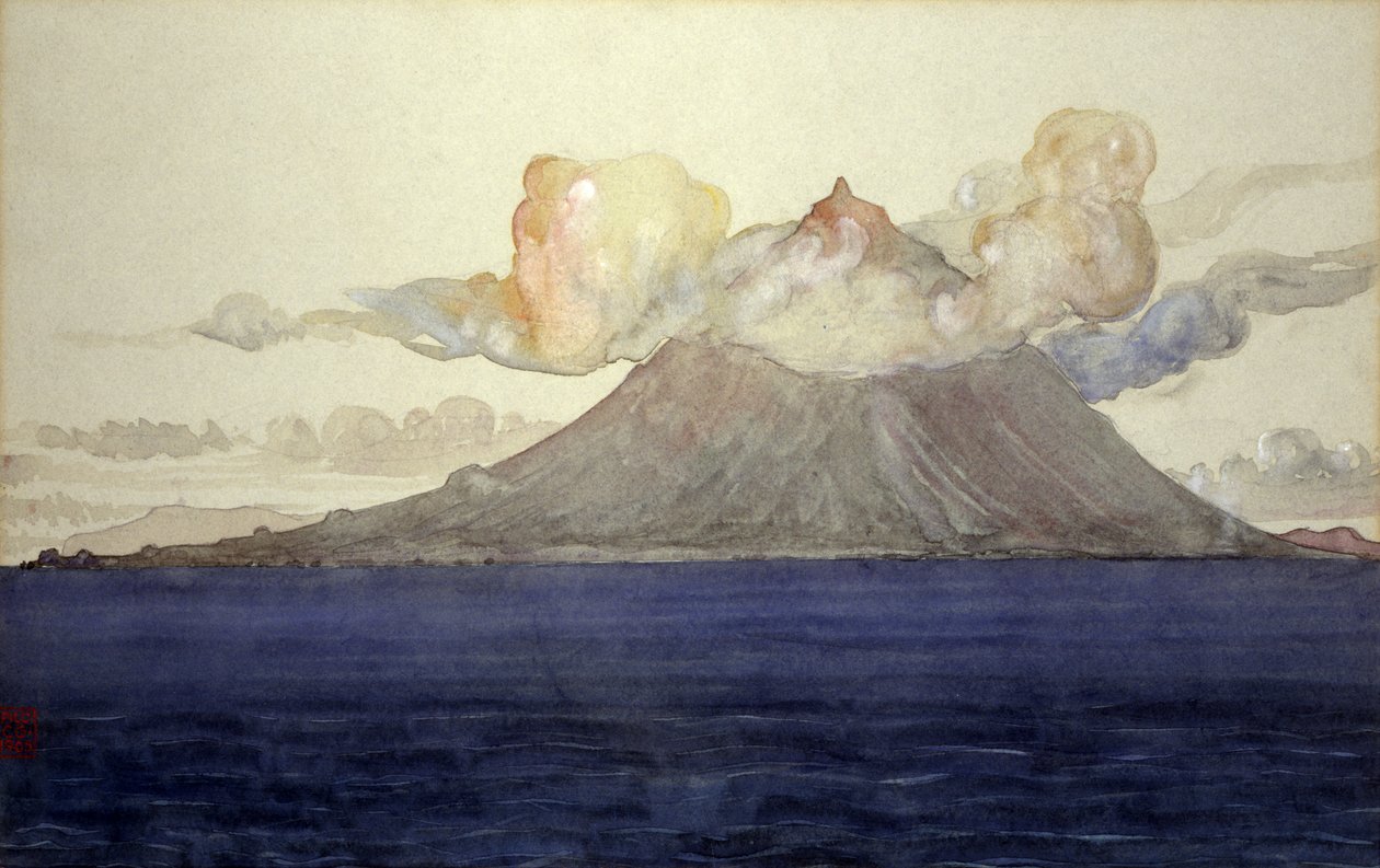 Mt. Pico, Azoreninseln, 1905 von Cass Gilbert