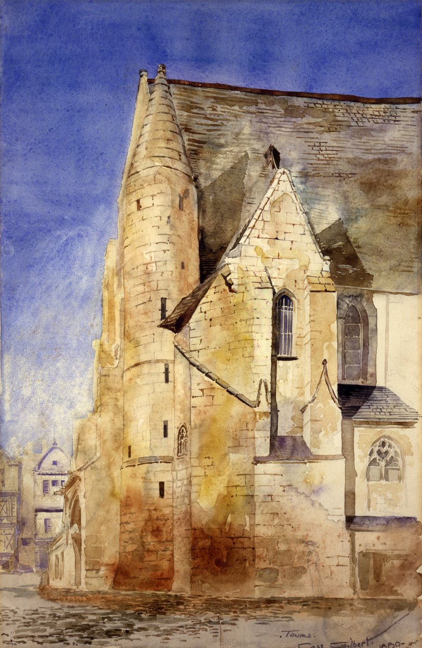 Alte Kirche, Tours, Frankreich von Cass Gilbert