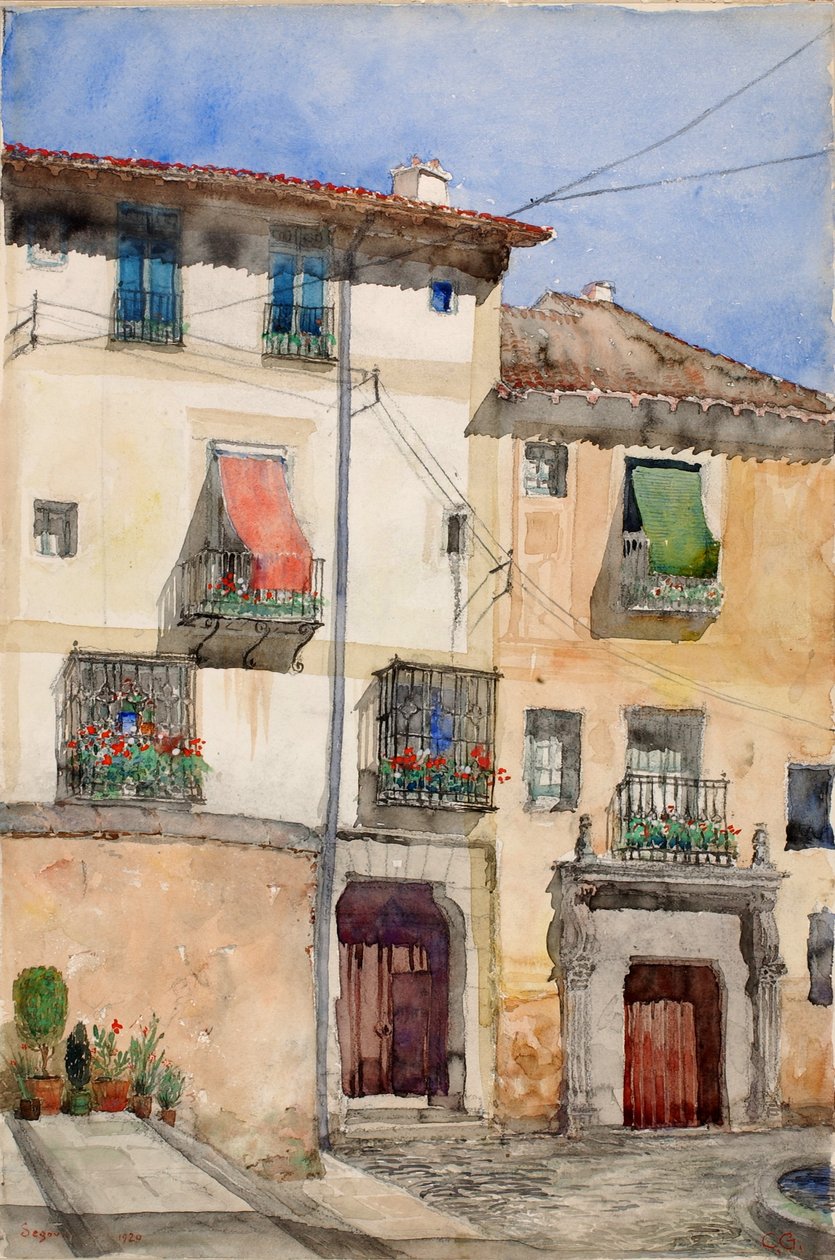 Altes Haus in Segovia, Spanien von Cass Gilbert