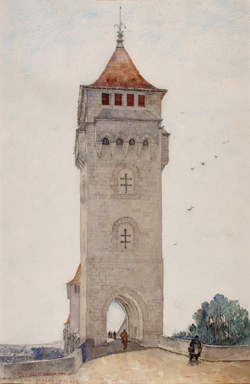 Pont Valentré, Cahors von Cass Gilbert