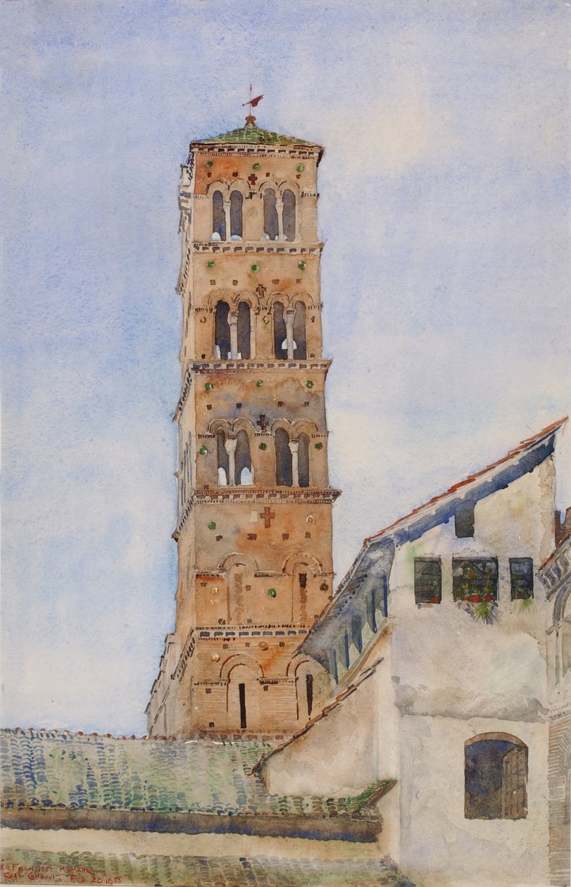 Turm, San Francisco Romano, Rom von Cass Gilbert