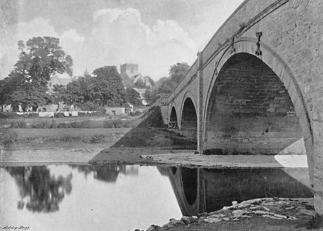 Kathedrale von St. Asaph, ca. 1896 von Catherall and Pritchard
