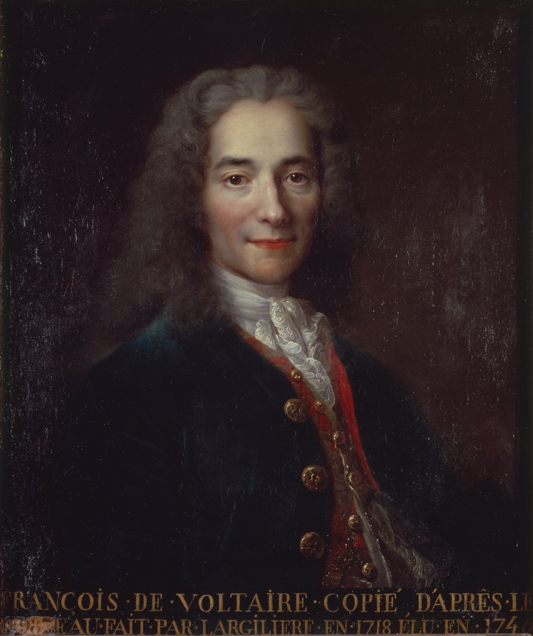 Porträt von Voltaire von Catherine Lusurier