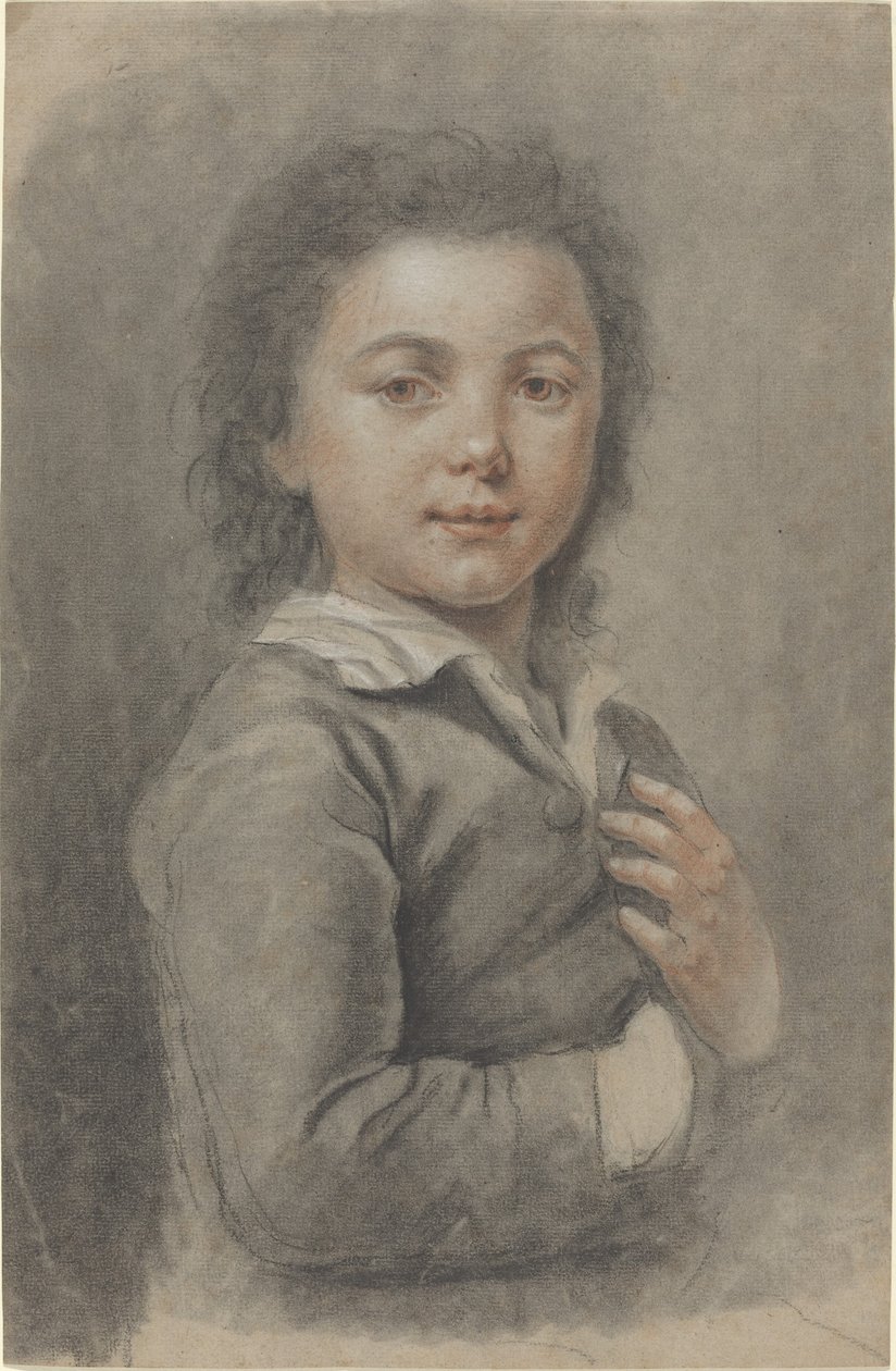 Porträt eines jungen Jungen von Catherine Lusurier