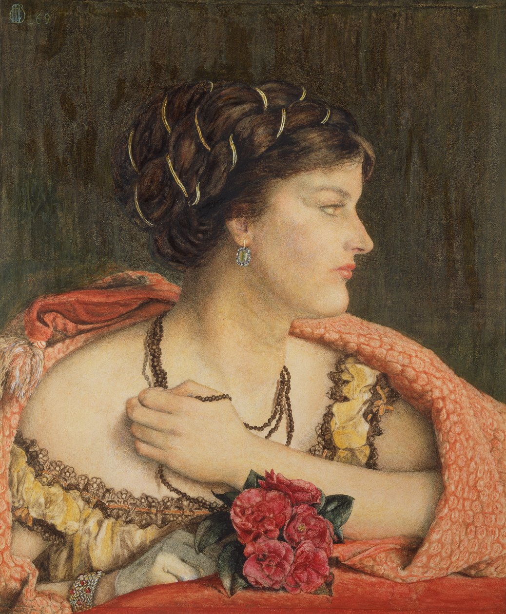 In der Oper von Catherine Nee Madox Brown Hueffer