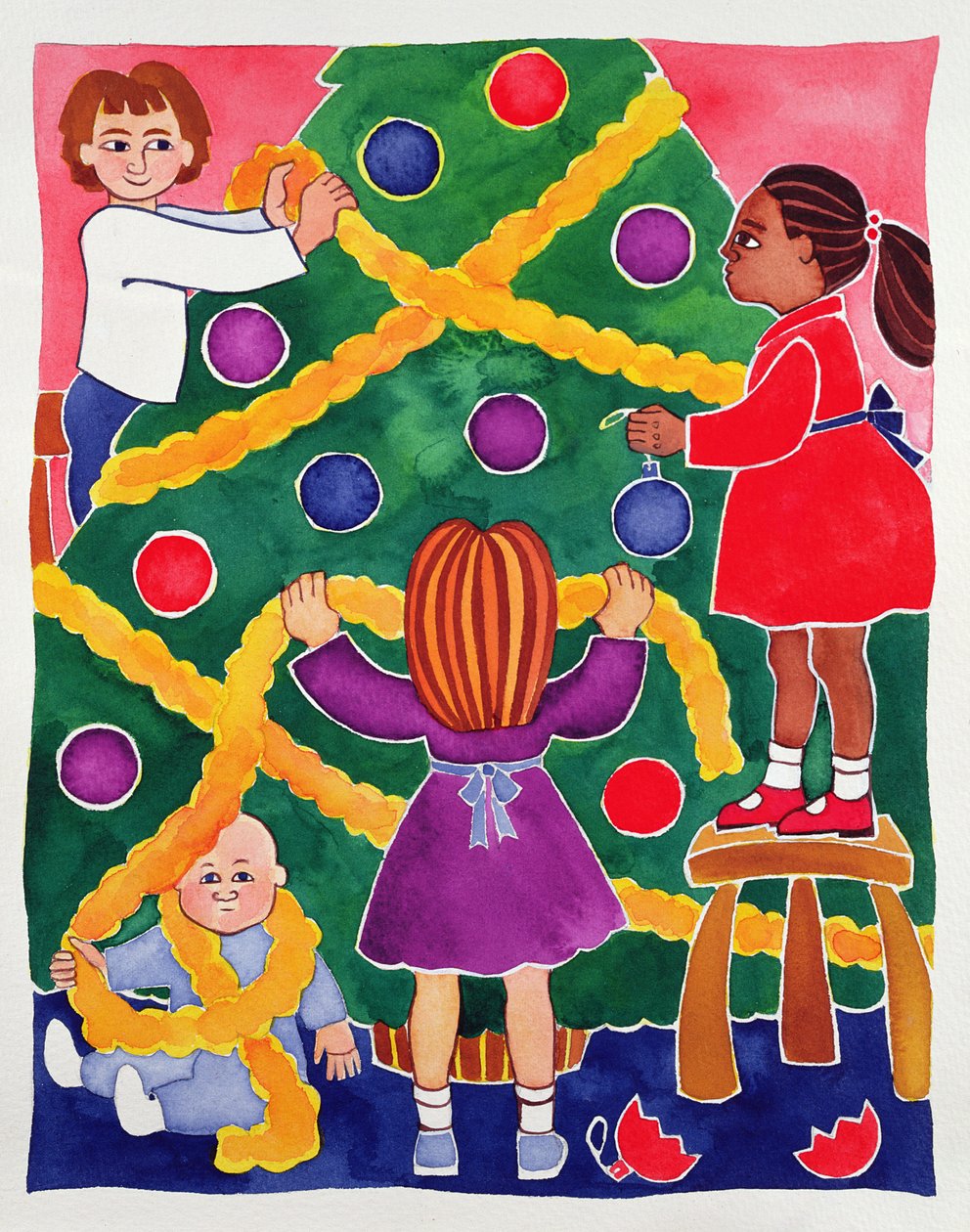 Den Weihnachtsbaum schmücken von Cathy Baxter
