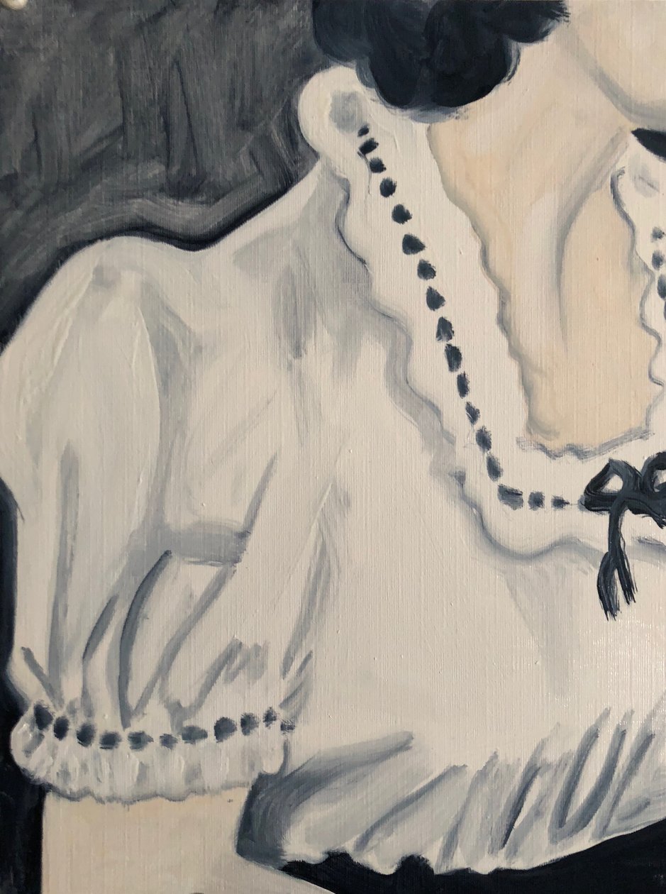 Broderie, 2018 von Cathy Lomax