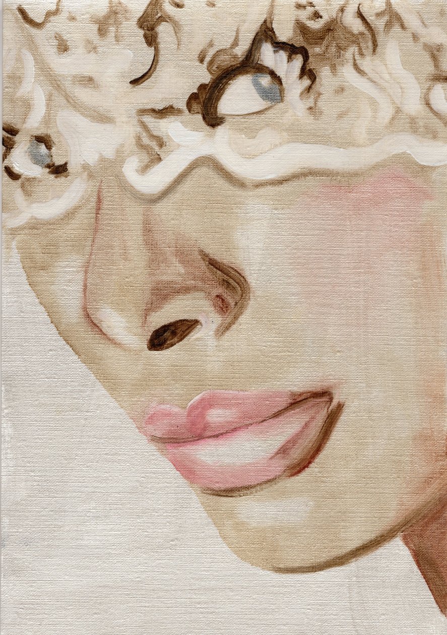 Spitzengesicht, 2019 von Cathy Lomax