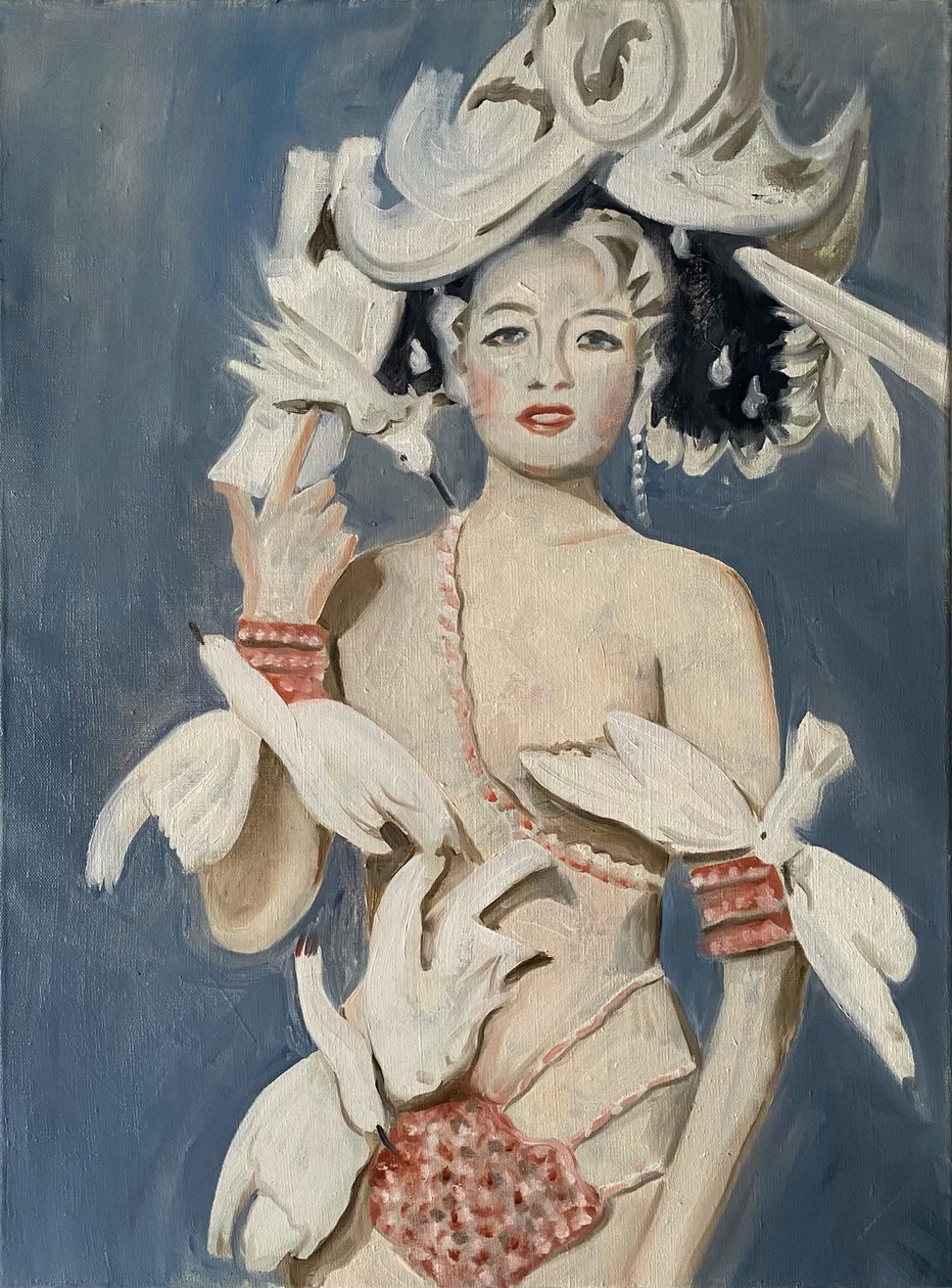Showgirl, 2022 von Cathy Lomax