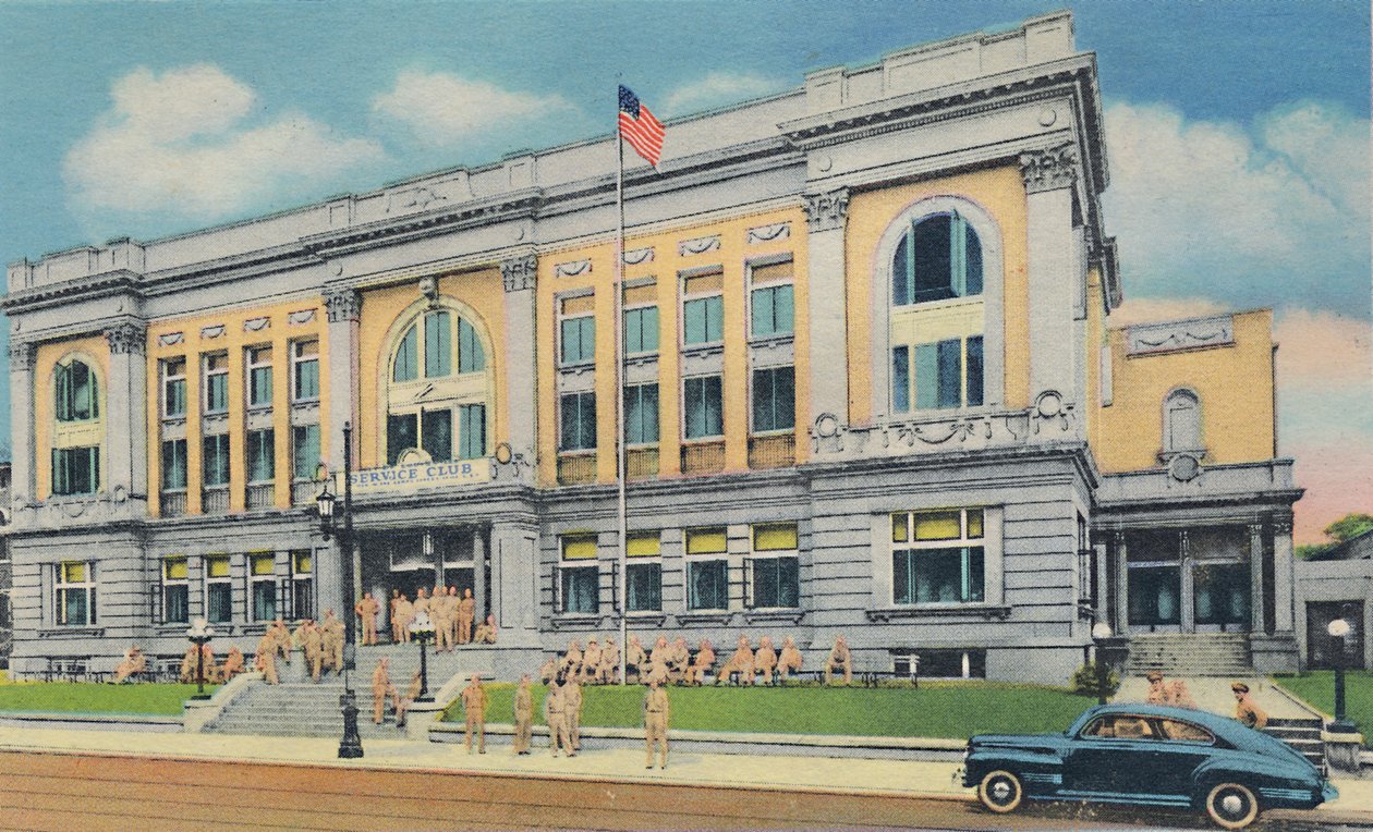 Service Club, 1942 von Caufield and Shook
