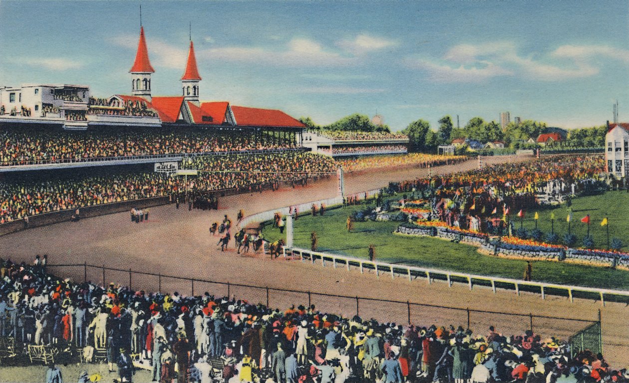 Souvenir des Kentucky Derby von Caufield and Shook