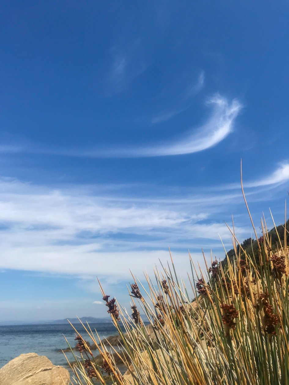 Landschaft - Himmel und Meer von Cécile Jamet