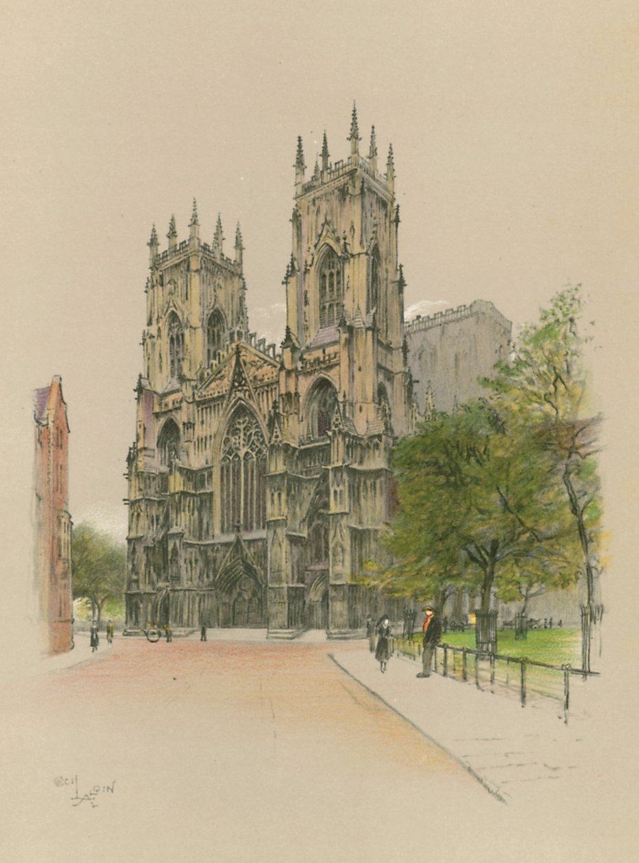 York Minster von Cecil Charles Windsor Aldin