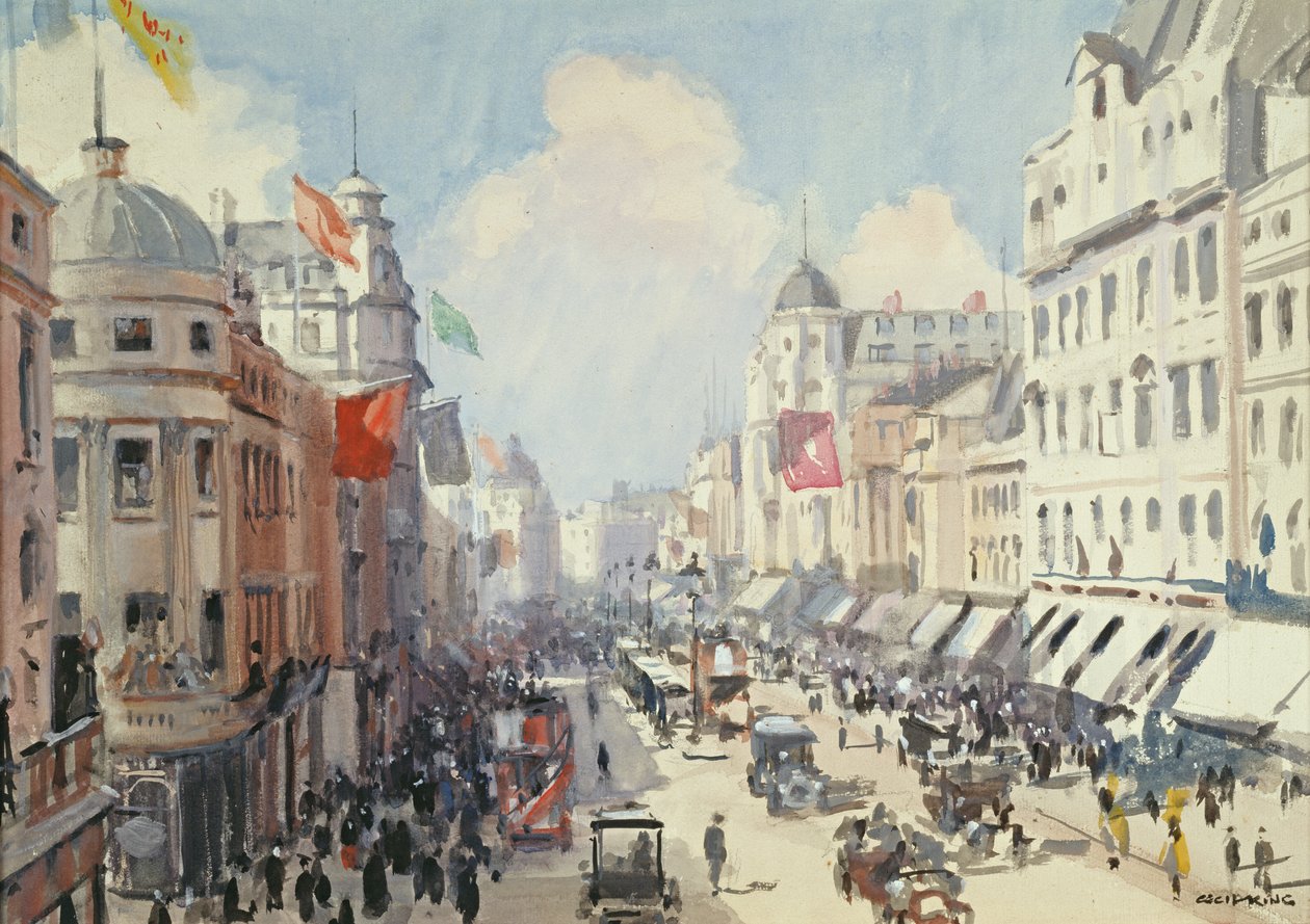 Regent Street, London von Cecil King