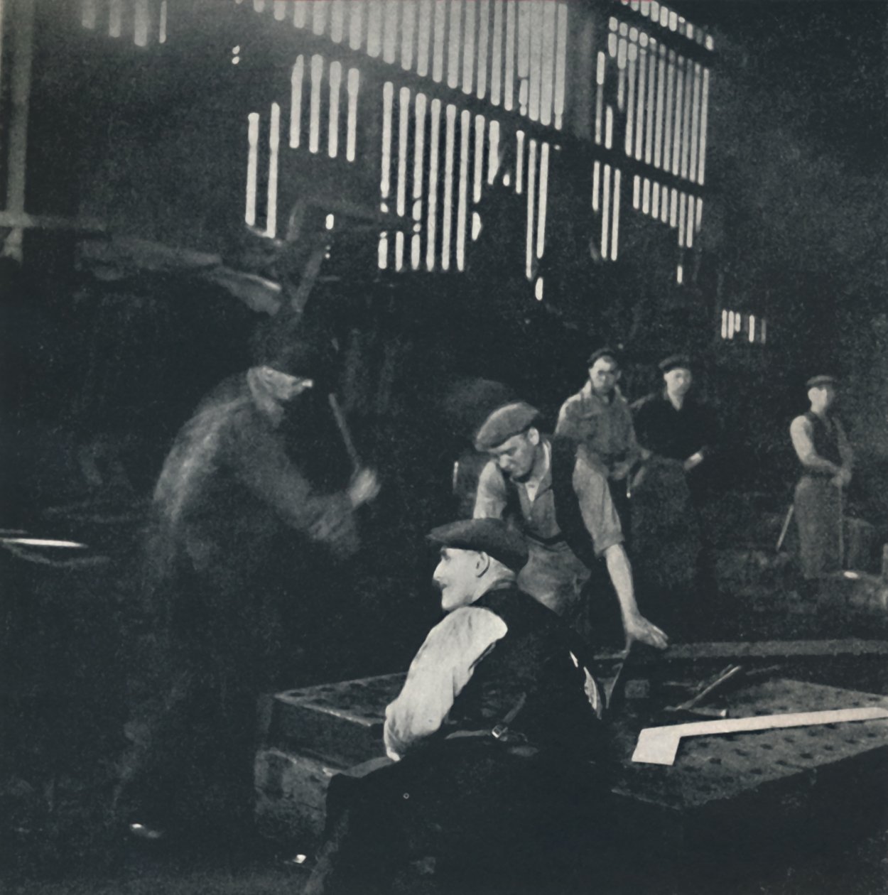 Schiffbauszene, 1941 von Cecil Beaton