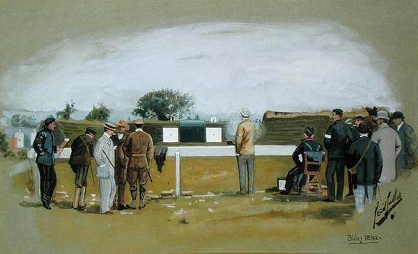 Der Schießstand, Bisley Camp von Cecil Cutler