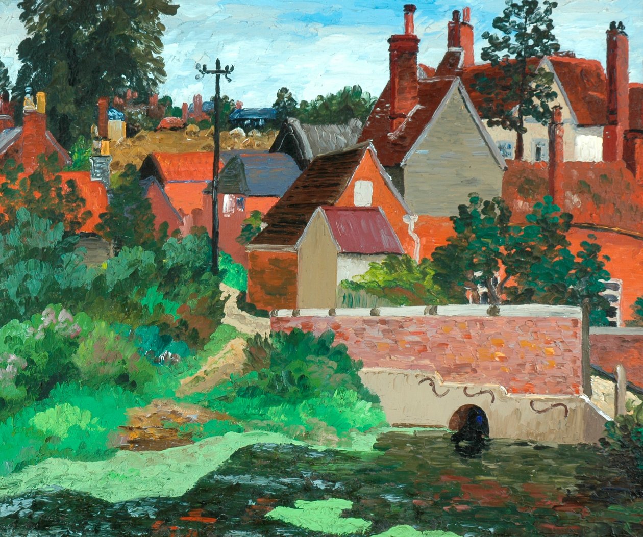 Polstead, Suffolk, ca. 1933 von Cedric Morris