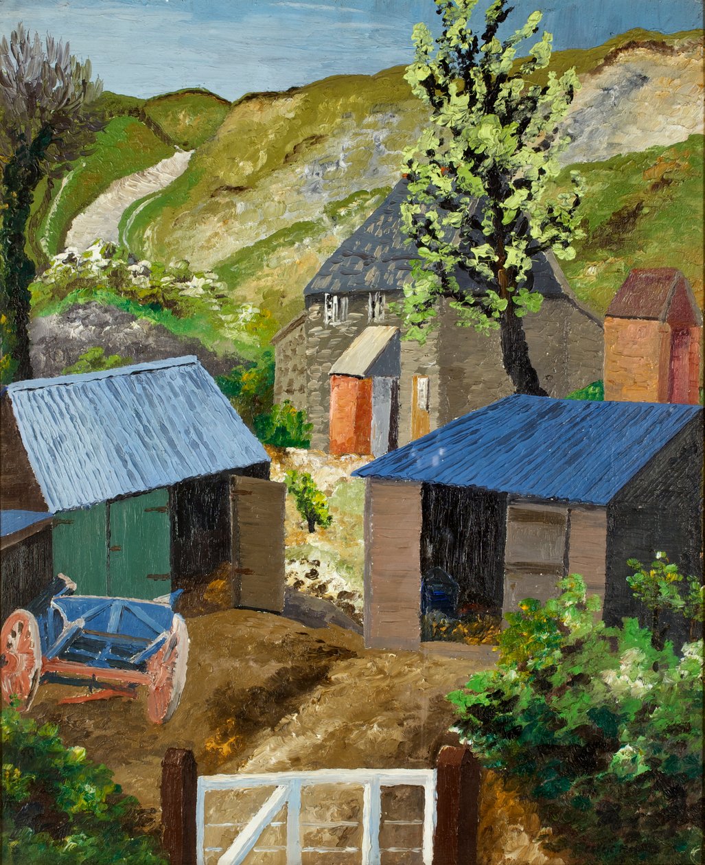 Der Bauernhof, Dorset von Cedric Morris