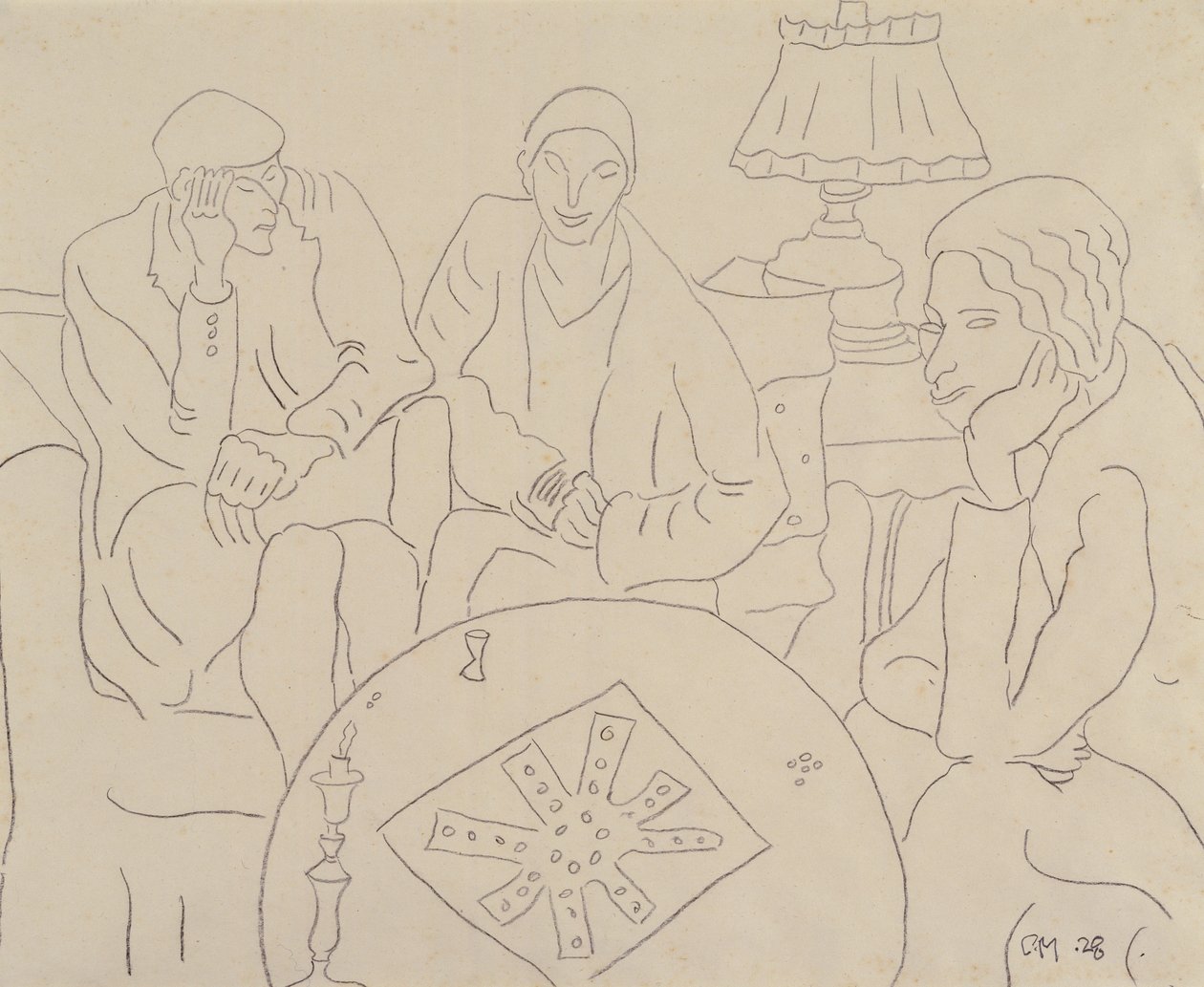 Das Spiel Ludo von Cedric Morris