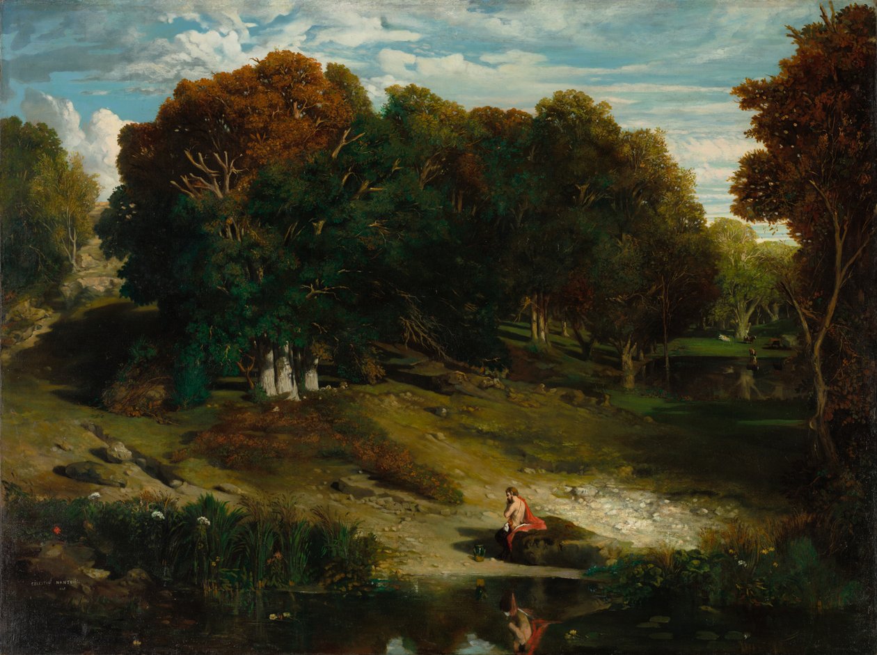 Im Wald von Celestin Francois Nanteuil