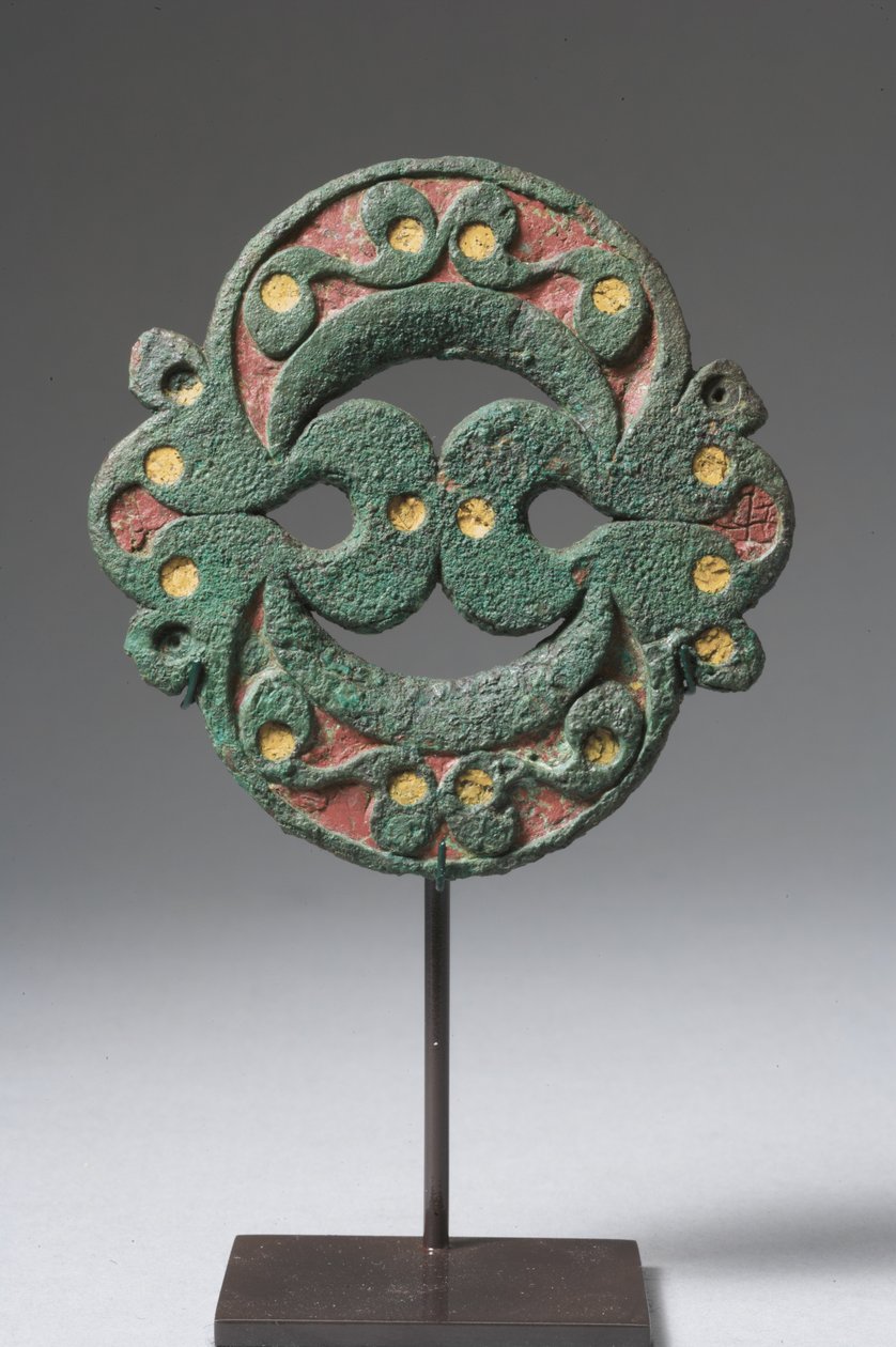 Terret mit Emaille-Einlagen (Bronze) von Celtic