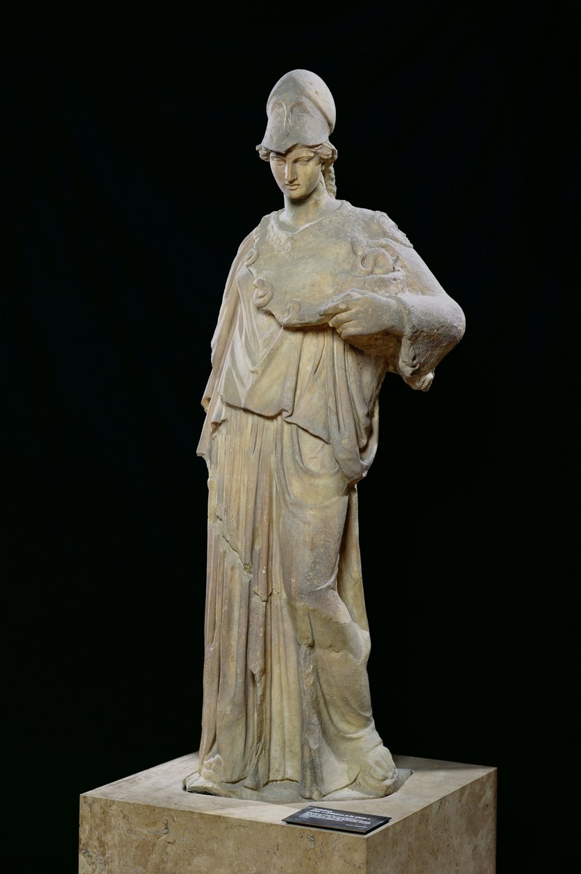 Athena mit einer Kiste, römische Kopie eines Originals aus dem 4. Jahrhundert v. Chr. von Cephisodotus