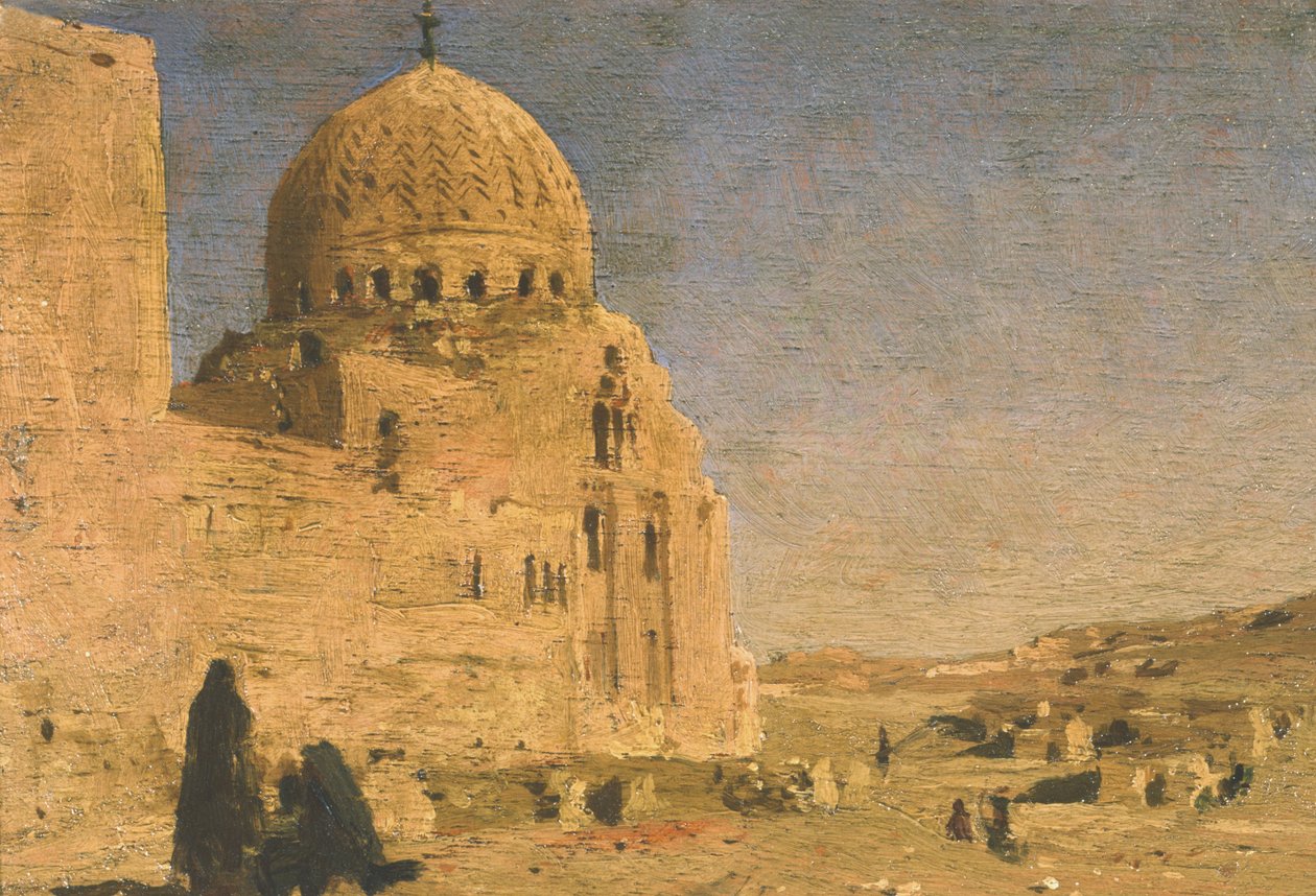 Moschee in einer arabischen Stadt von Cesare Biseo