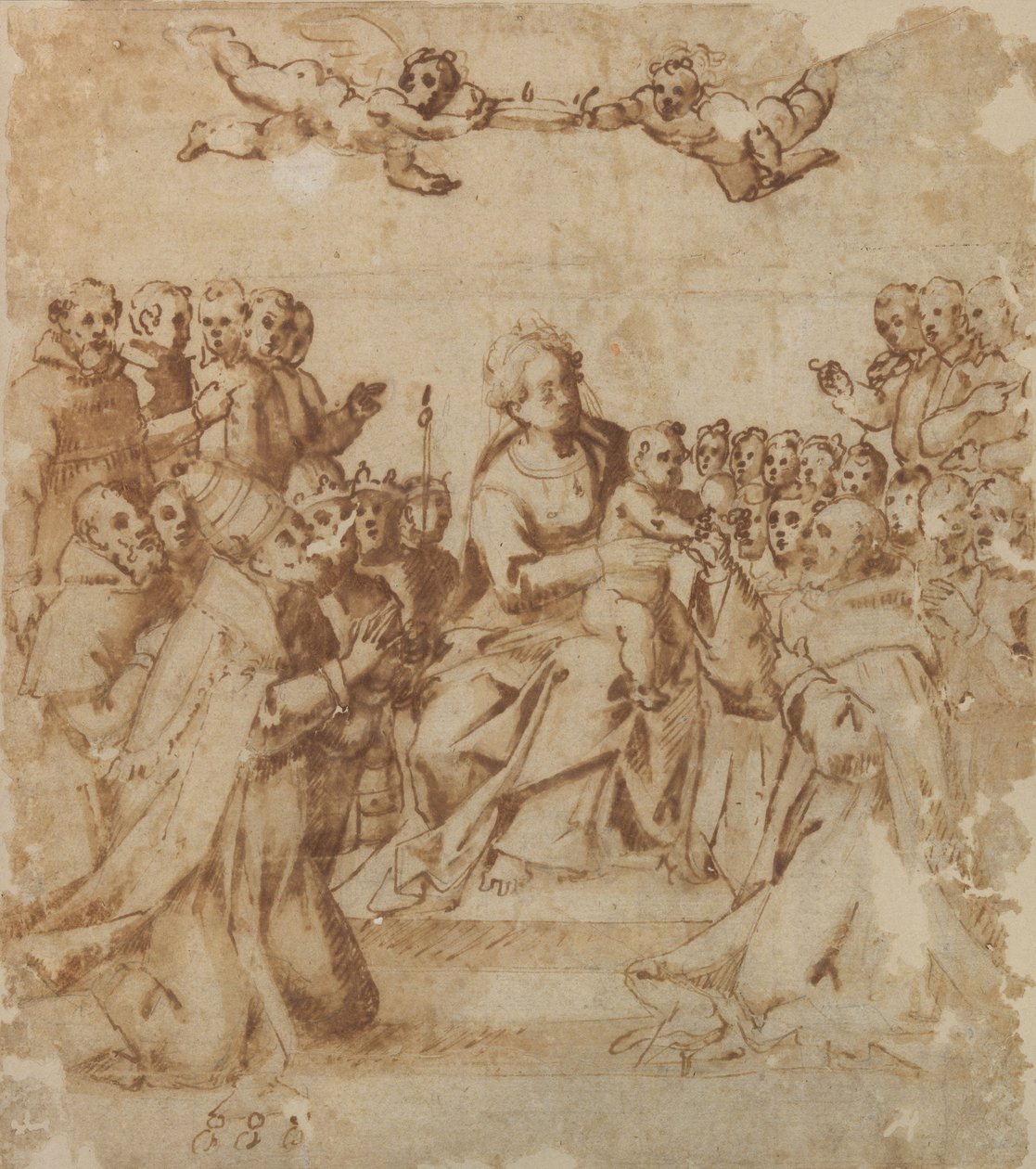 Heilige Konversation von Cesare Nebbia