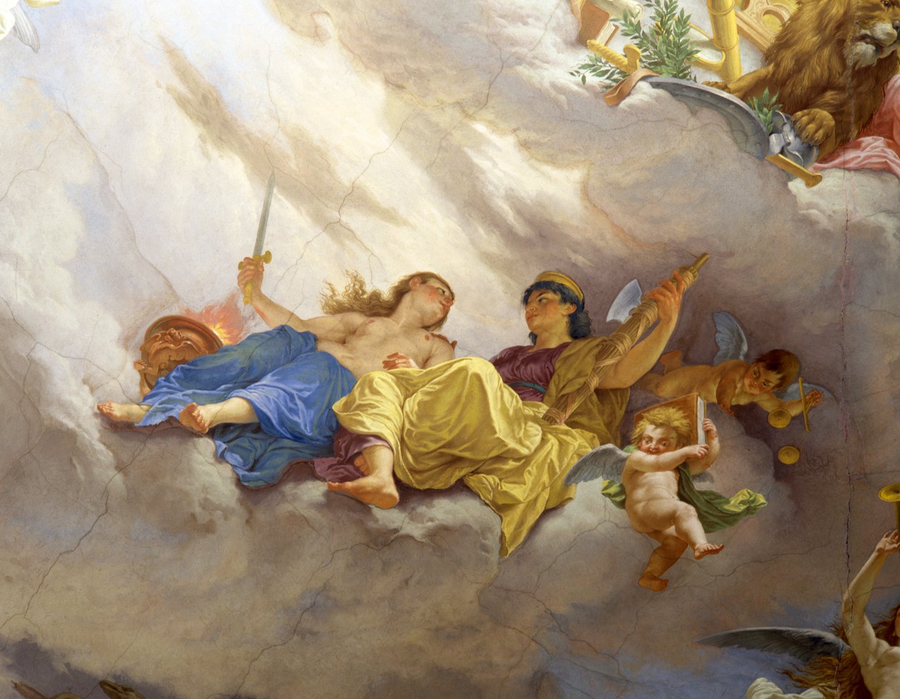Detail der Decke (Detail) von Cesare Mariani