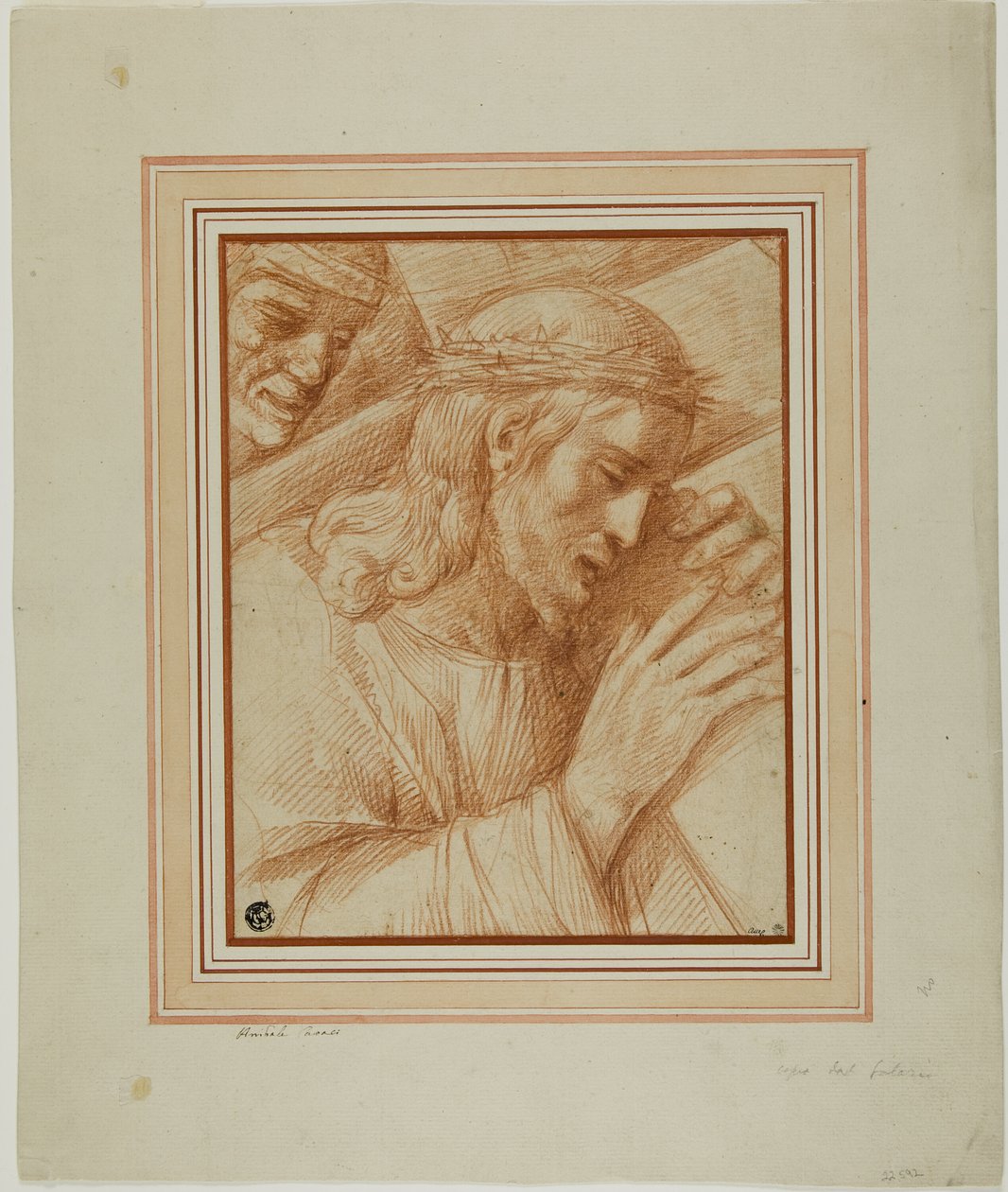 Christus trägt das Kreuz von Cesare Rossetti