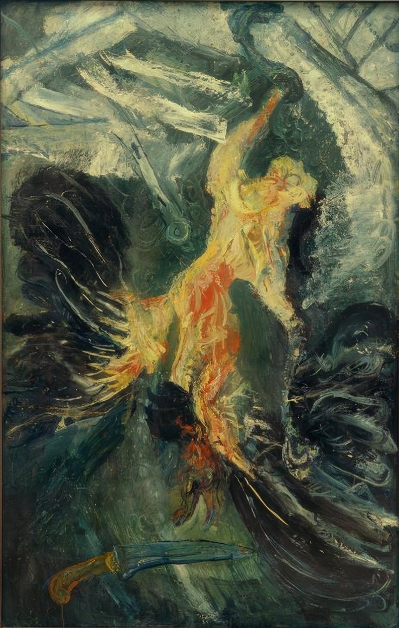Hängendes Geflügel von Chaim Soutine