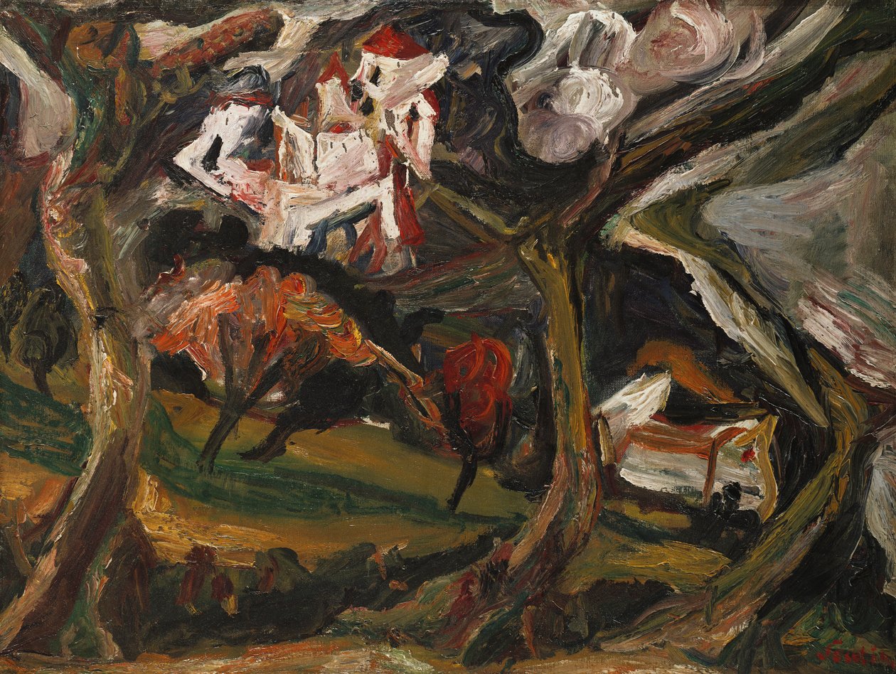Landschaft, ca. 1919 von Chaim Soutine
