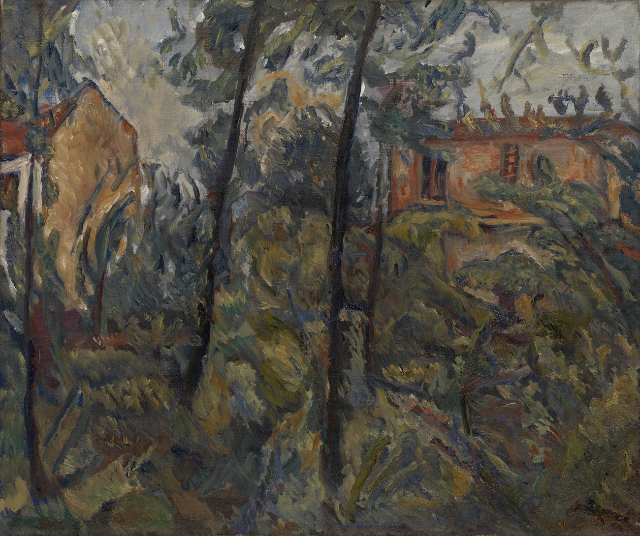 Landschaft mit Häusern, um 1918 von Chaim Soutine