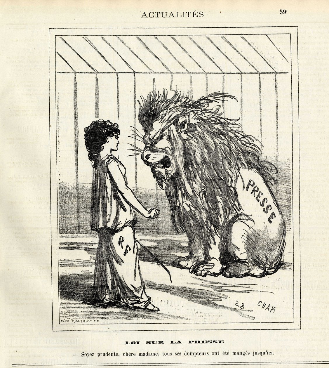 Le Charivari von Amédée de Noé