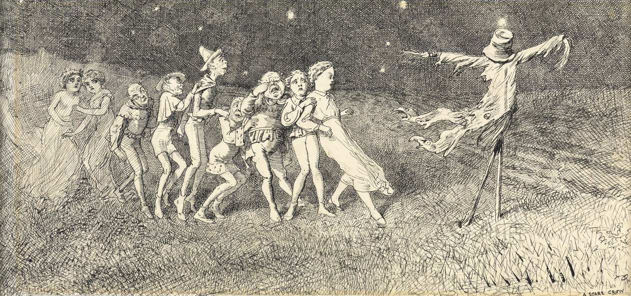 Eine Vogelscheuche von Charles Altamont Doyle
