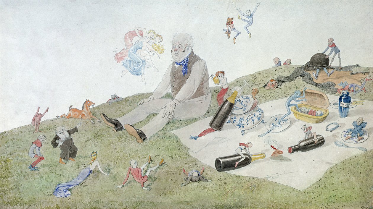 Ein verzaubertes Picknick, 1882 von Charles Altamont Doyle