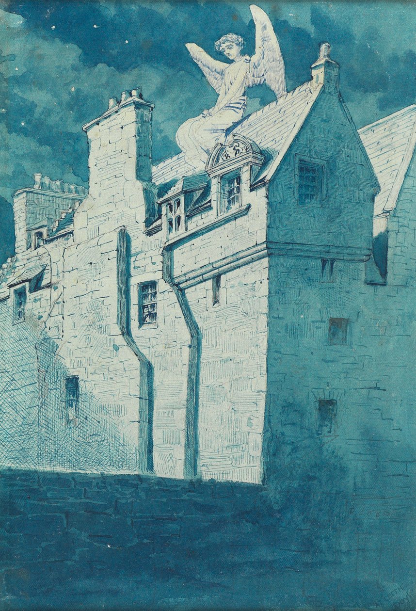 Engel auf dem Dach von Charles Altamont Doyle