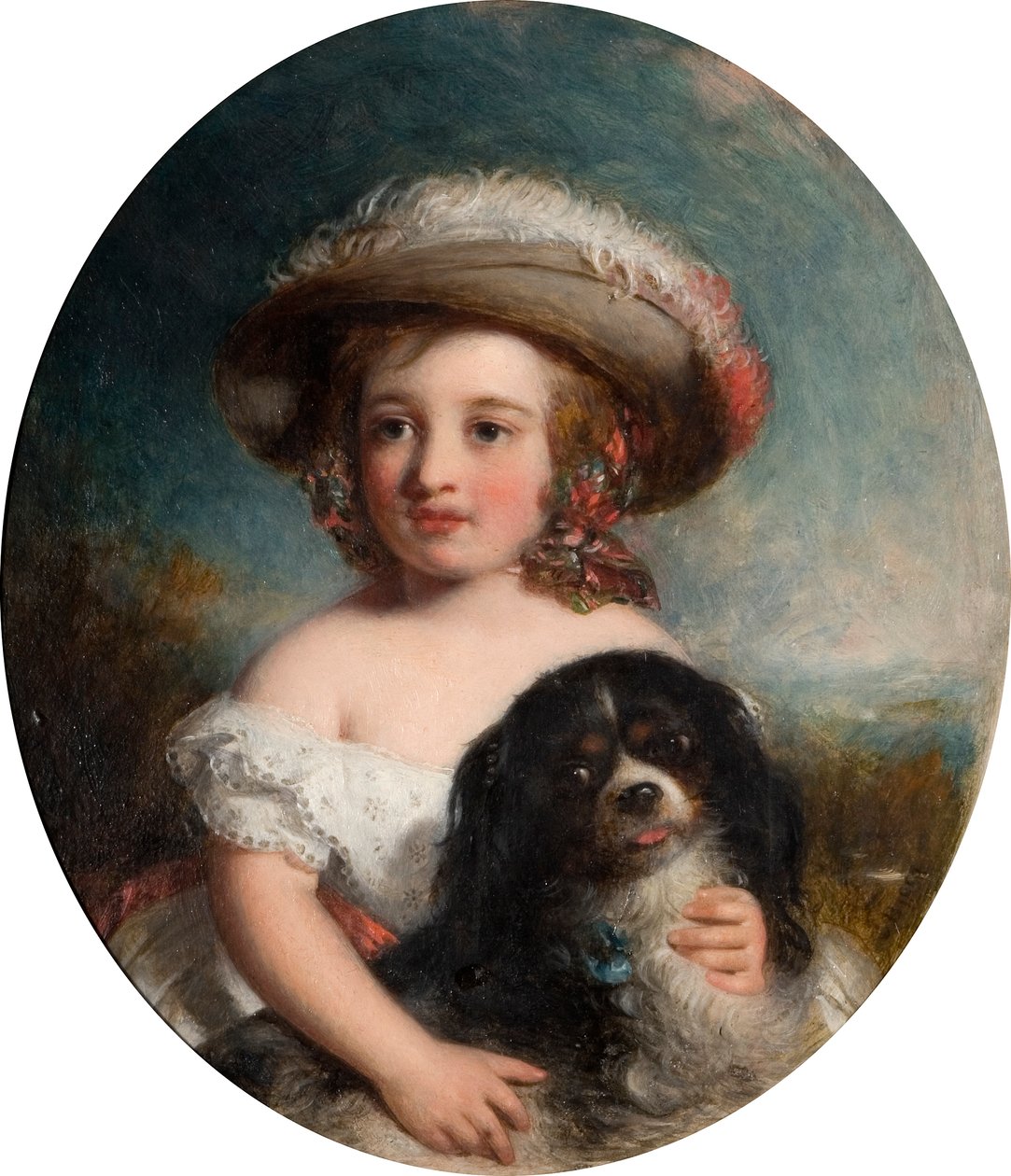 Liebe mich, liebe meinen Hund, 1853 von Charles Baxter