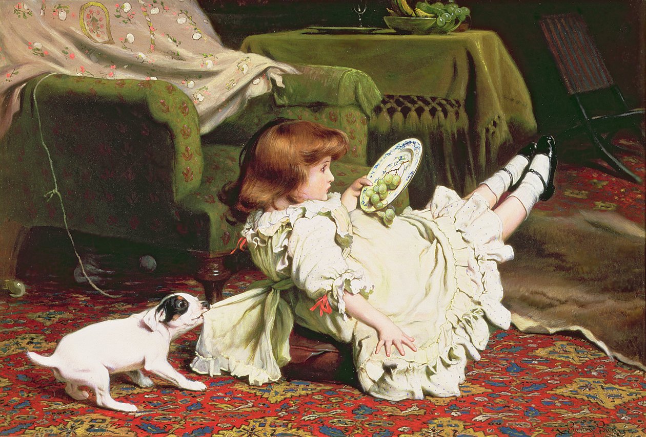 Zeit zum Spielen, 1886 von Charles Burton